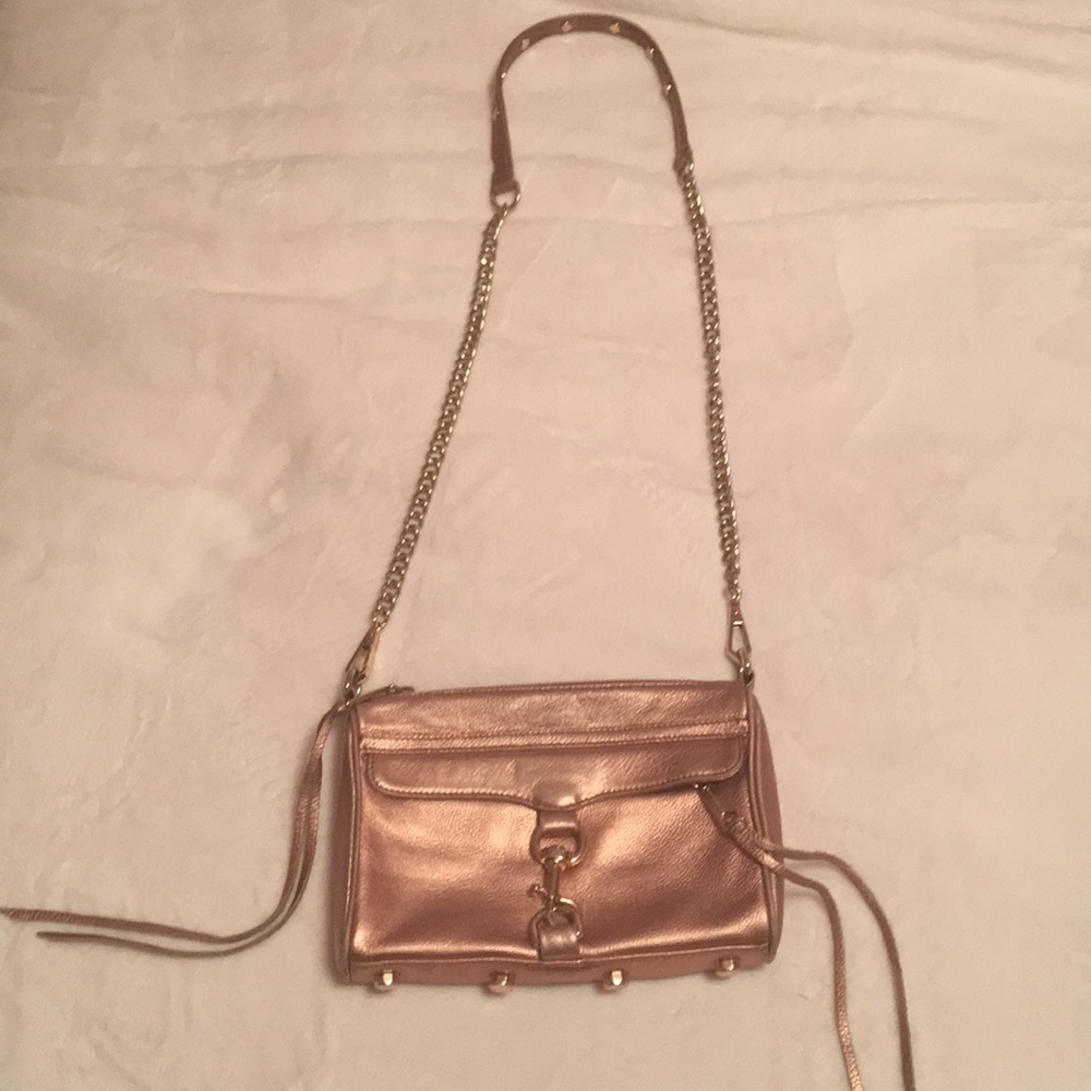 Rebecca minkoff copper crossbody bag